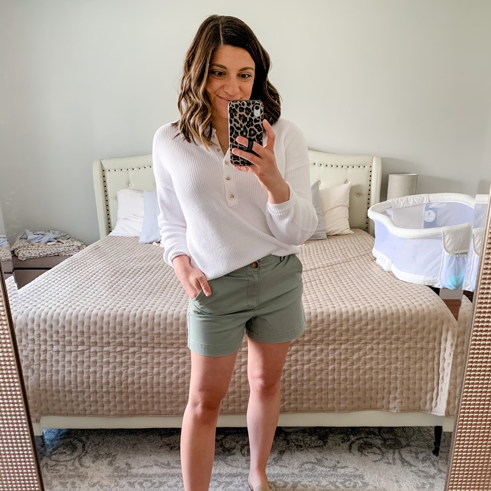loft twill shorts